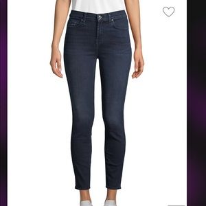 7 for all mankind, high waist ankle gwenevere, 25